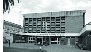 •University teaching Hispital in Lusaka.