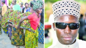 • AN elderly woman leads the bridal party of Loyna Nambashi to the venue of a wedding party when she tied the knot with Samuel Kamwela (right) in Lusaka’s Barastone Park yesterday.