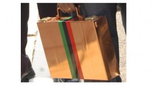 Copper briefcase new