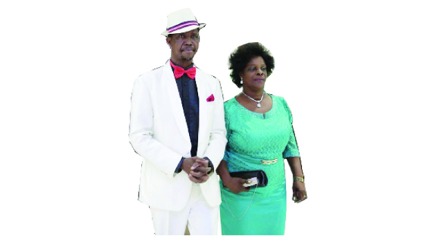 • Patriotic Front President, Edgar Lungu and his wife Esther, arrive at the wedding ceremony of Gerald Chisamba and Yvette Musonda Sata at ZAF Chamba Valley facility on Thursday evening.