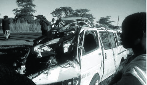 •A road safety study covering the period 2008 to 2013 indicated that the number of accidents in Zambia had almost doubled.