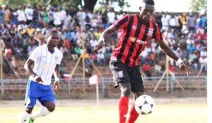 • ZANACO’S Augustine ‘Diego’ Mulenga (right) slips away from his Nchanga Rangers marker during the MTN-FAZ Premier Division League Week Three match at Nchanga Stadium in Chingola on Sunday. The game ended in a 1-1 draw. Picture by ZANACO FC