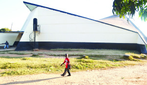 • This community hall in Chifubu Township in Ndola named in honour of Hammarskjoeld was a tourist attraction in past years. Picture by MUNAMBEZA MUWANEI