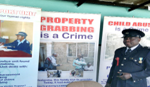 •Stakeholders like the Zambia Police Service have increased programmes aimed at sensitising the public against property grabbing.