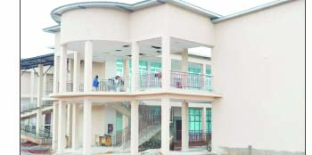 • CONSTRUCTION of the Copperbelt University Medical School in Ndola has been completed. Above is the front view of the facility. Picture by MILDRED KATONGO