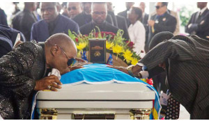 •PAYING last respects to Rhumba icon Papa Wemba.